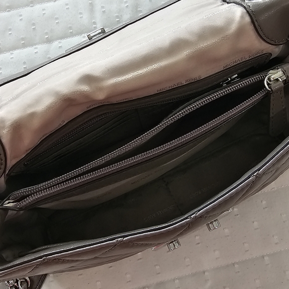 Michael Kors Sloan Crossbody/Shoulder Bag in Cinder - Picture 8 of 16